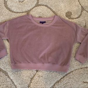Aeropostale Crop sweatshirt velour size medium